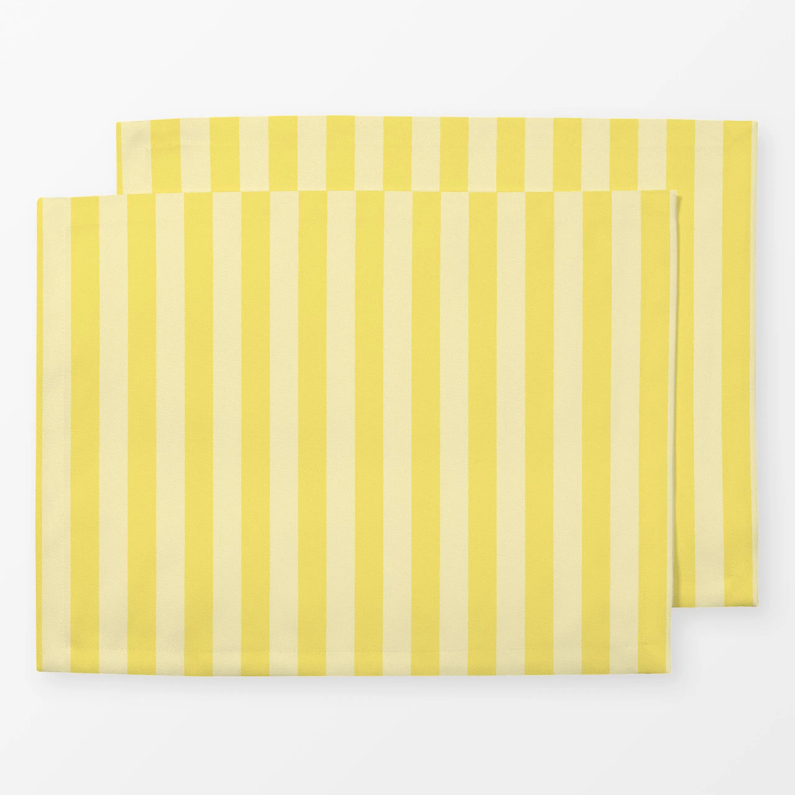Tischset Cabana Streifen pastell gelb, gemustert, Ostern, von Carolin Vonhoff