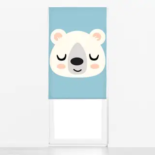 Raffrollo Eisbär Sleeping Polar Bear