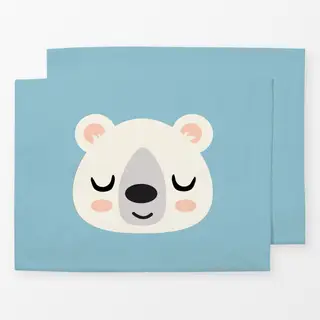 Tischset Eisbär Sleeping Polar Bear