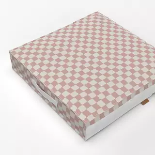 Bodenkissen Kachel-Liebe rosa