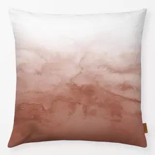 Kissen Watercolor Gradient terracotta