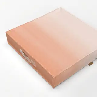 Bodenkissen Peach Watercolor Gradient