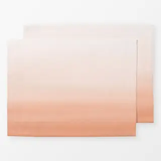 Tischset Peach Watercolor Gradient