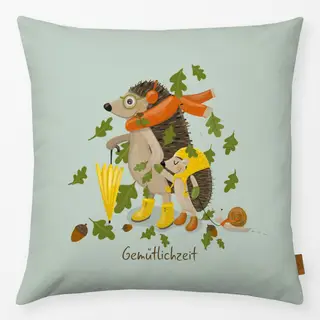 Kissen Gemütlichzeit mint