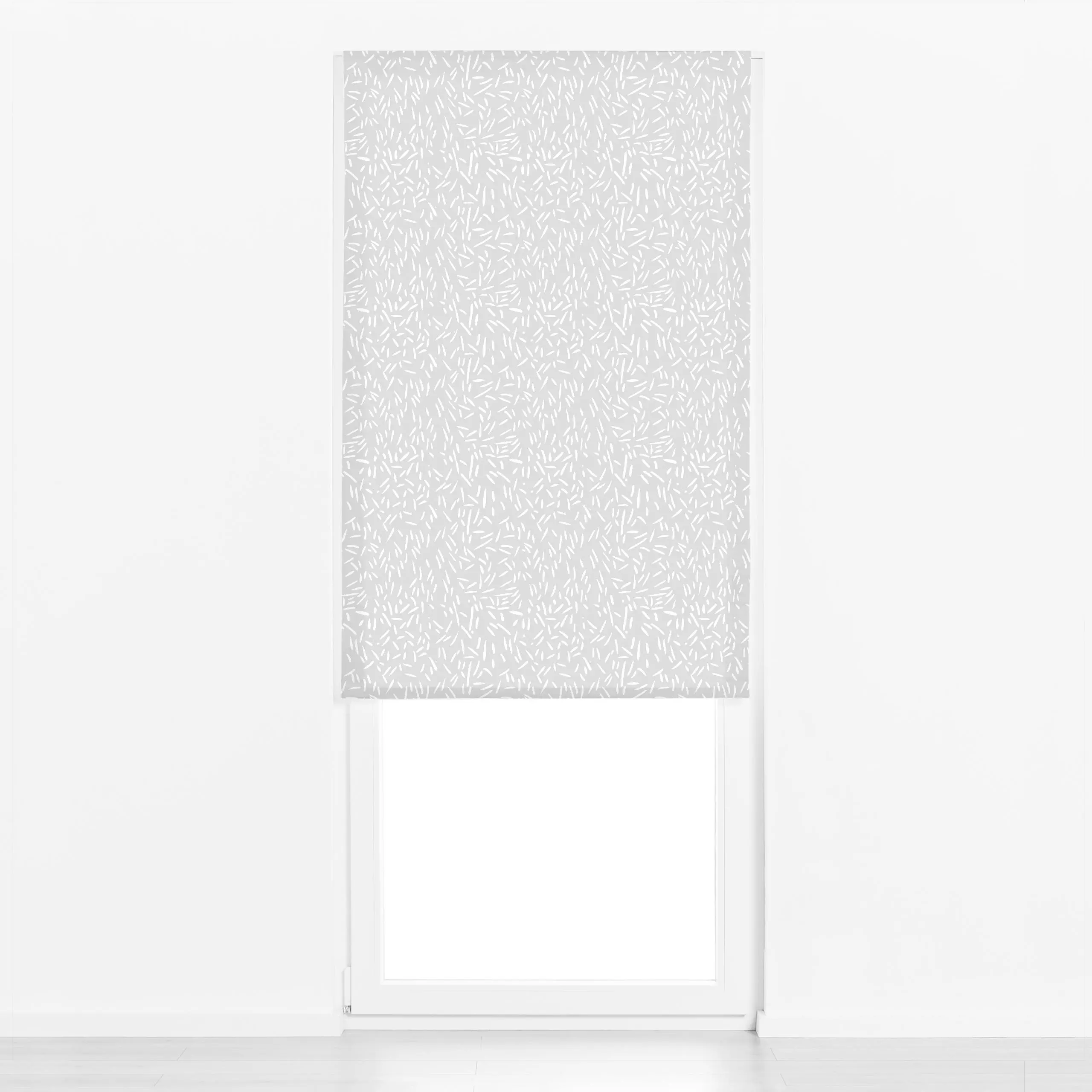 Raffrollo Scribbled Pattern 19X - Symbole & Muster - von „Mareike Böhmer"; minimal, abstrakt, Pinselstrich, Striche, Minimal...