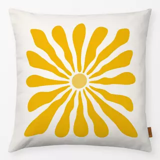 Kissen Sunny flower dark