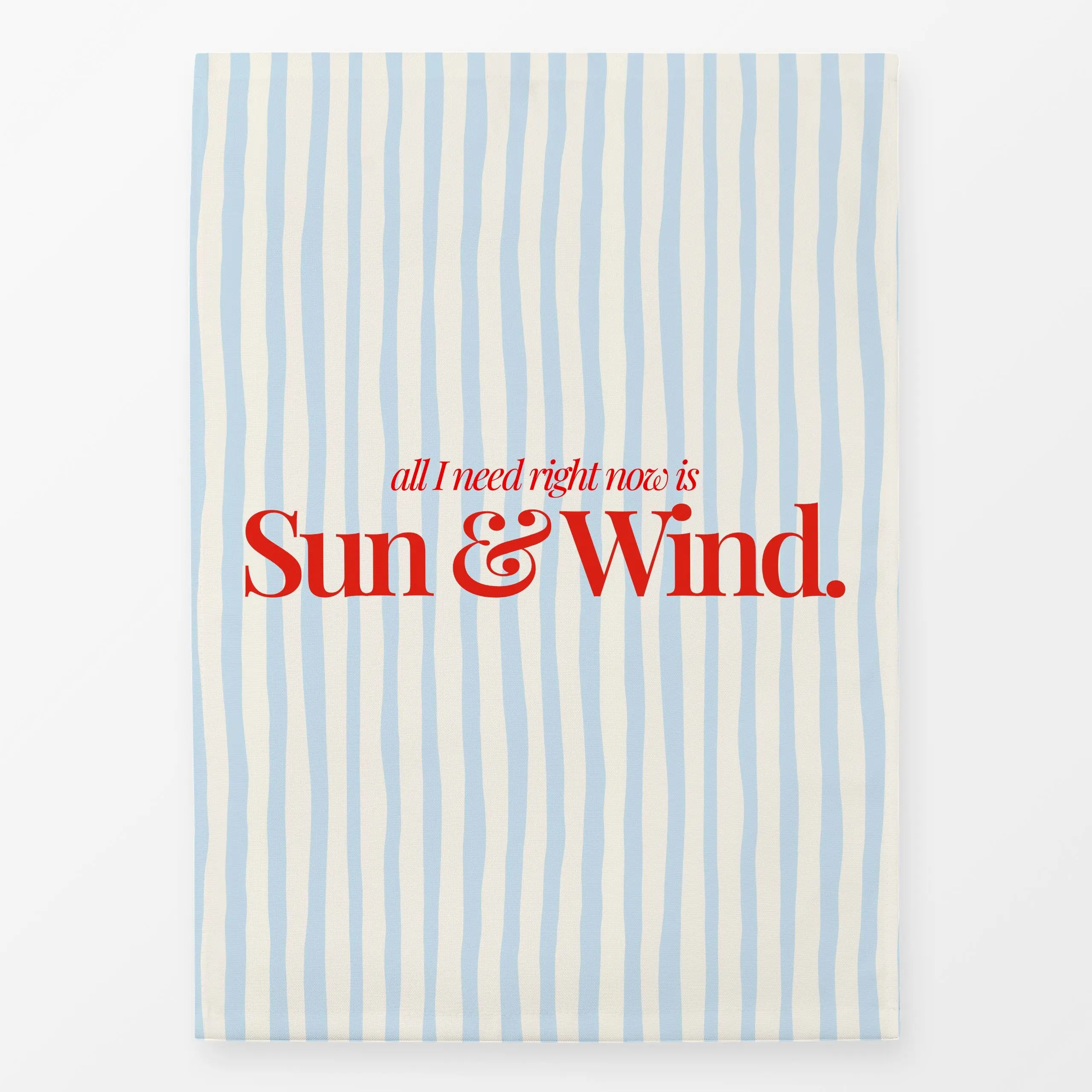 Geschirrtücher Sun & Wind - Liebe, Romantik & Pride, Sommer, Symbole & Muster - von „By Anna Sienna"; Sonne, typografie, rot...