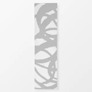 Tischläufer Scribble Ink Light Gray