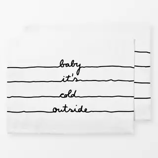 Tischset Baby it's cold outside