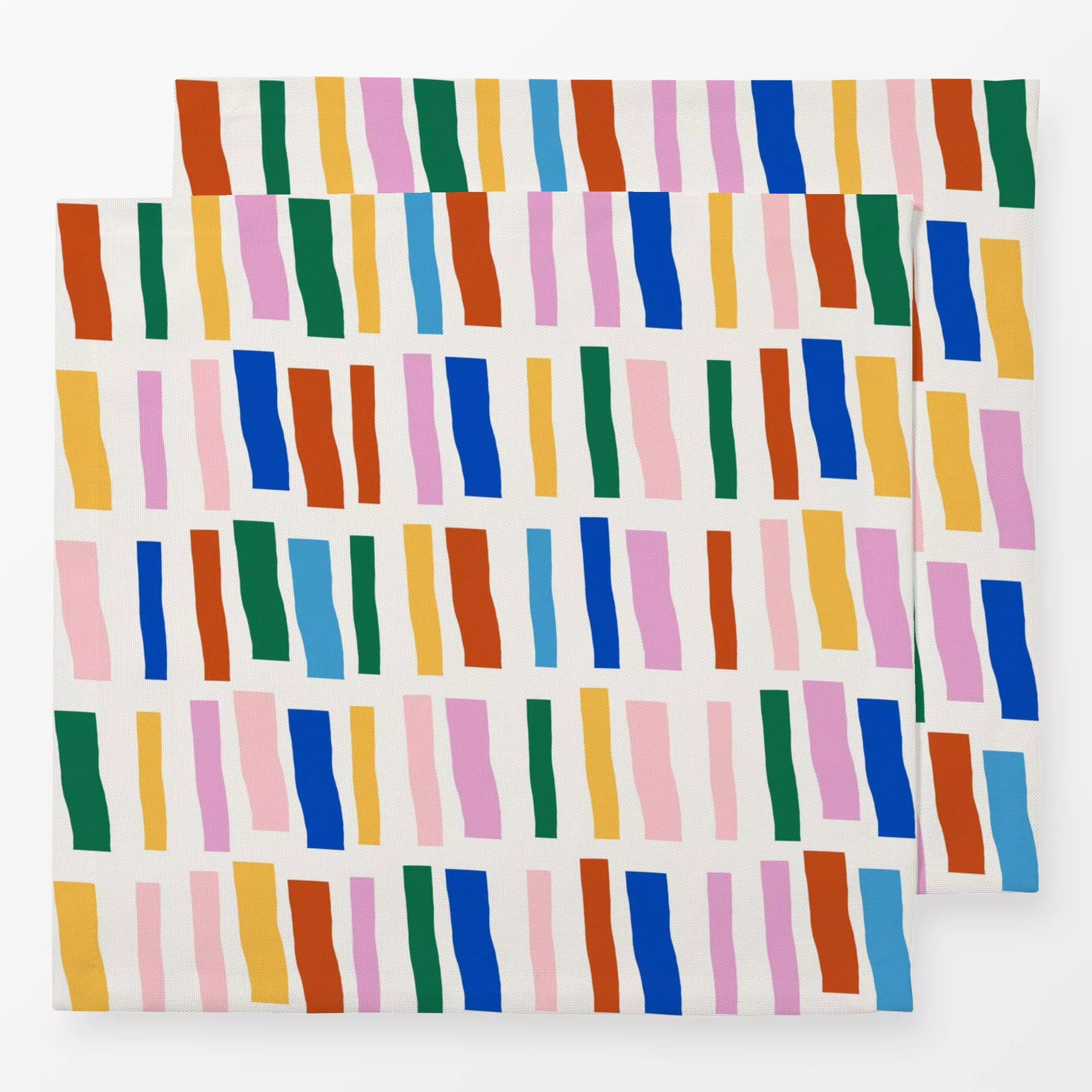 Servietten Rainbow Stripes - Liebe, Romantik & Pride, Symbole & Muster - von „Lisa Jasmin Bauer"; Regenbogen, modern, cutout...