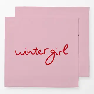 Servietten Wintergirl rose pink