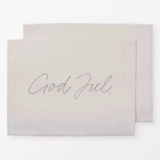 Tischset Beige God Jul