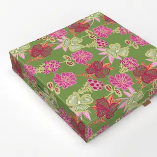 Bodenkissen Frühlingsblüten Grün