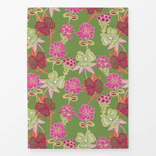 Geschirrtücher Frühlingsblüten Grün