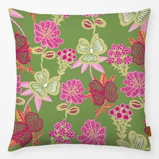 Kissen Frühlingsblüten Grün