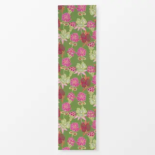 Tischläufer Frühlingsblüten Grün