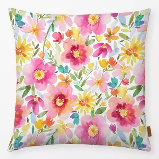 Kissen Süß Sommer Blumen Aquarell