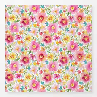 Tischdecke Süß Sommer Blumen Aquarell