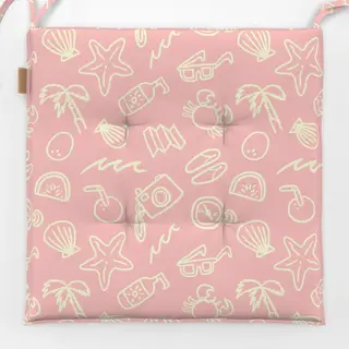 Sitzkissen Roadtrip Essentials Rosa