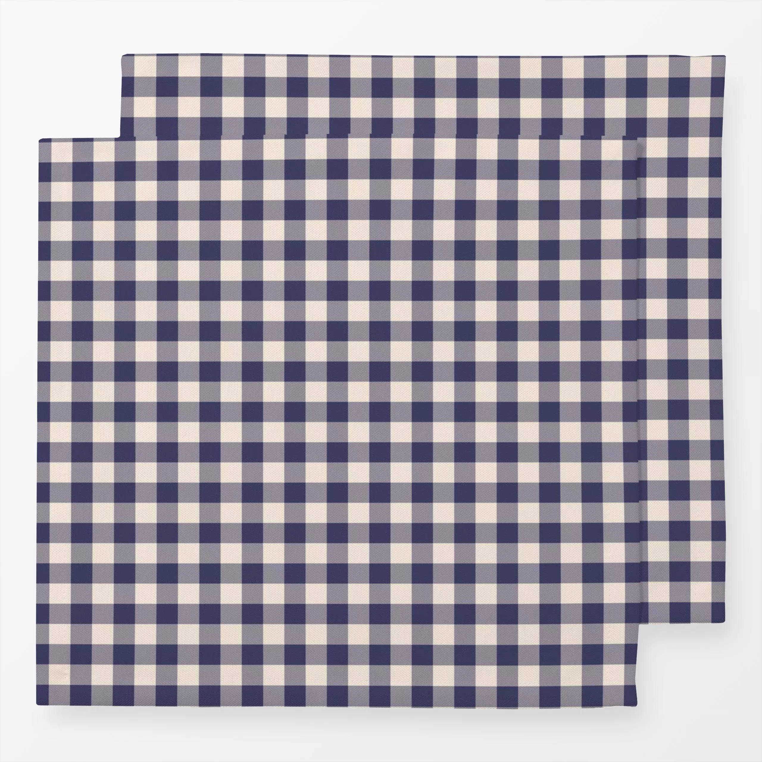 Servietten Karo Blau - Symbole & Muster - von „DEINKI"; Muster, Geometrisch, Scandianvian, Karo, landhaus, pattern, Karos, k...