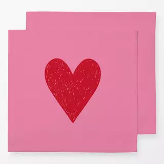 Servietten Pink & Rot