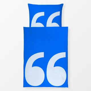 Bettwäsche Satzanfang