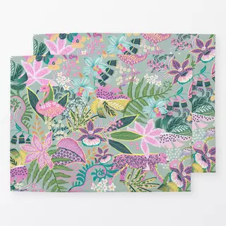 Tischset Dschungle Tropische Tiger