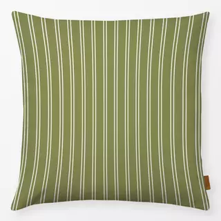 Kissen Stripes Christmas Green