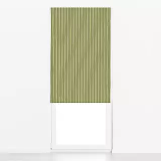 Raffrollo Stripes Christmas Green