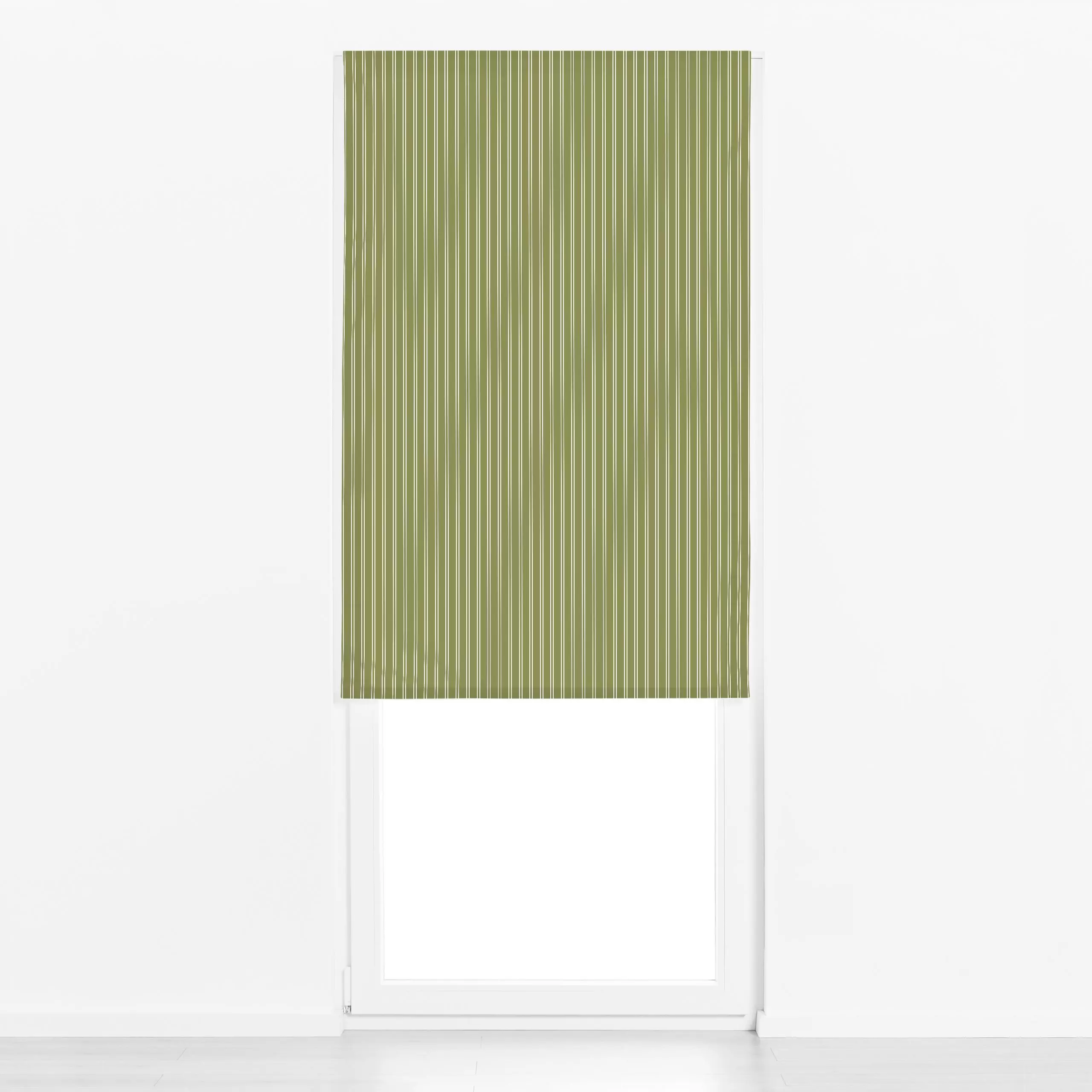 Raffrollo Stripes Christmas Green - Weihnachten, Symbole & Muster - von „Jana Moßmann"; Streifen, Weihnachten, weihnachtlich...