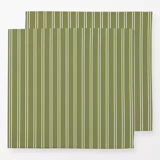 Servietten Stripes Christmas Green