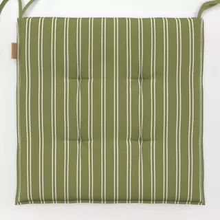 Sitzkissen Stripes Christmas Green