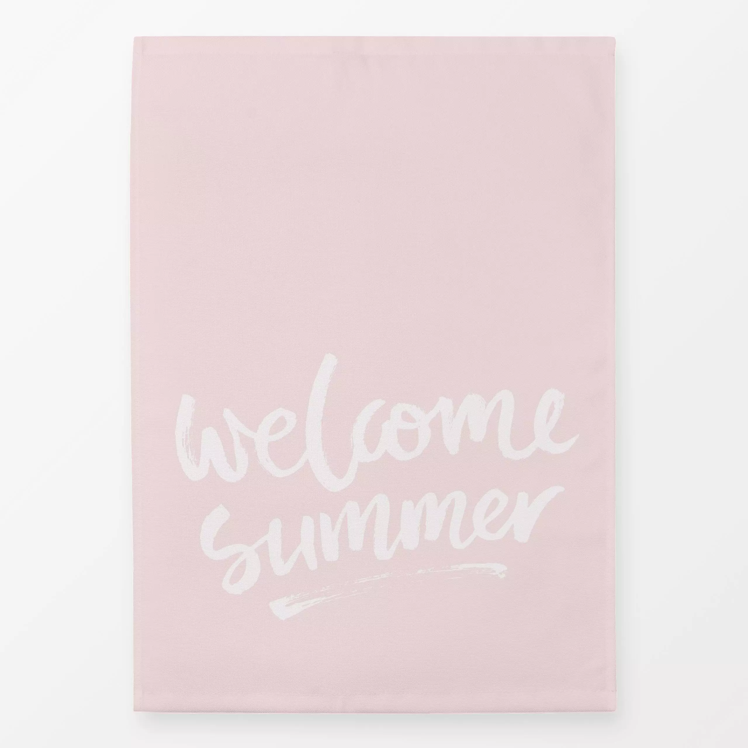 Geschirrtücher Welcome Summer - Sommer, Sprüche & Schriftzüge - von „Uta Naumann"; Sommer, text, willkommenspruch, Sommerlich