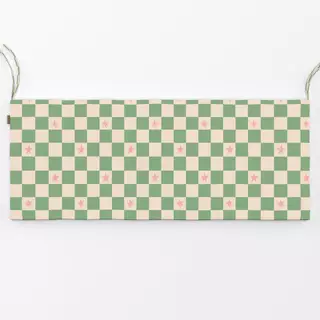 Bankauflage Schachbrettmuster mit Stern