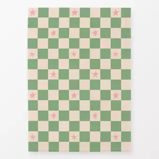 Geschirrtücher Schachbrettmuster mit Stern