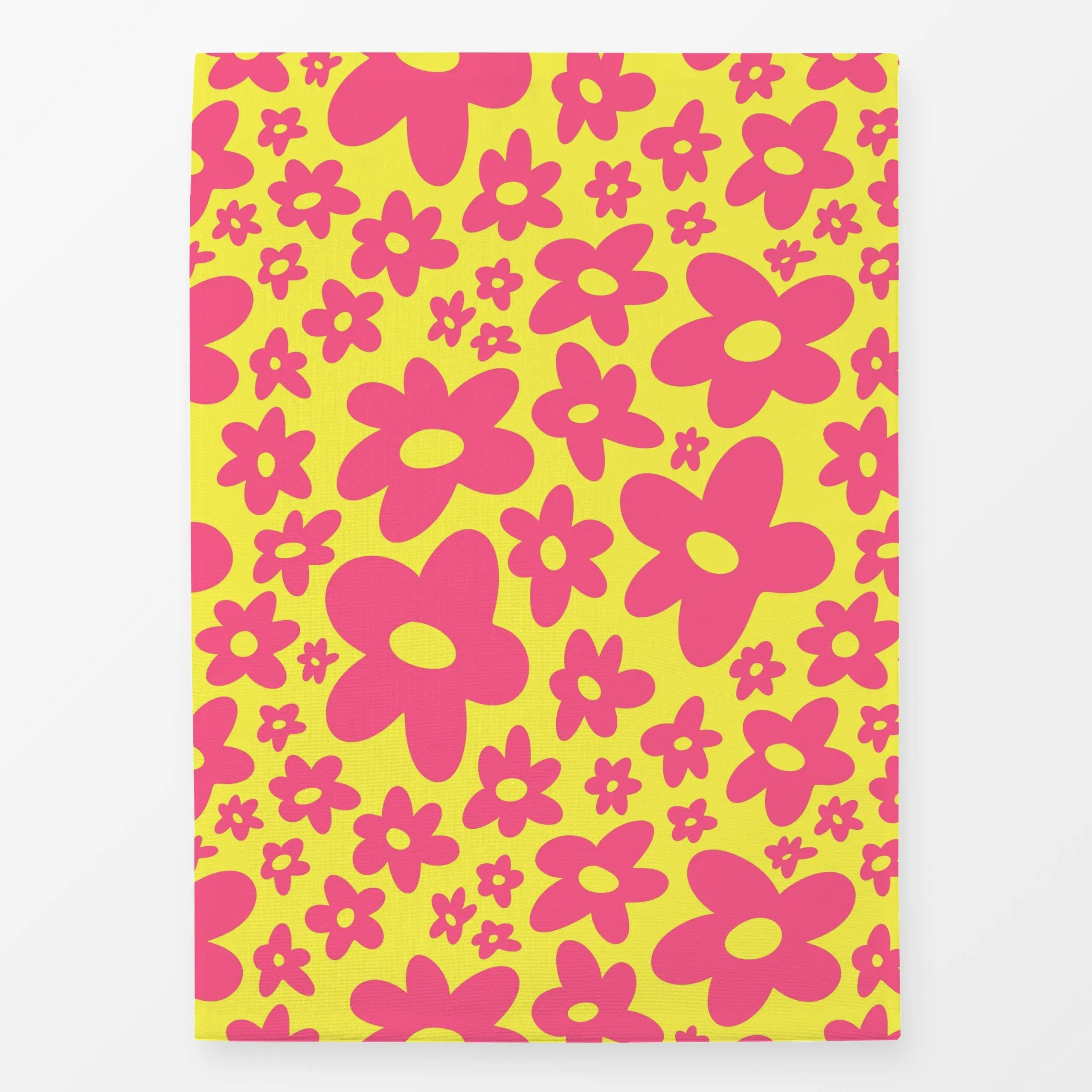 Geschirrtücher Pink Flower Power - Blumen & Florales, Symbole & Muster, Pflanzen & Botanik - von „By Anna Sienna"; Blumen, R...