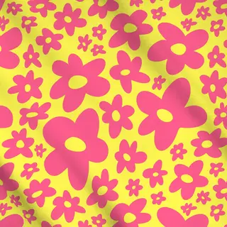Meterware Pink Flower Power