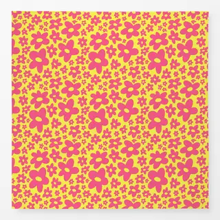 Tischdecke Pink Flower Power