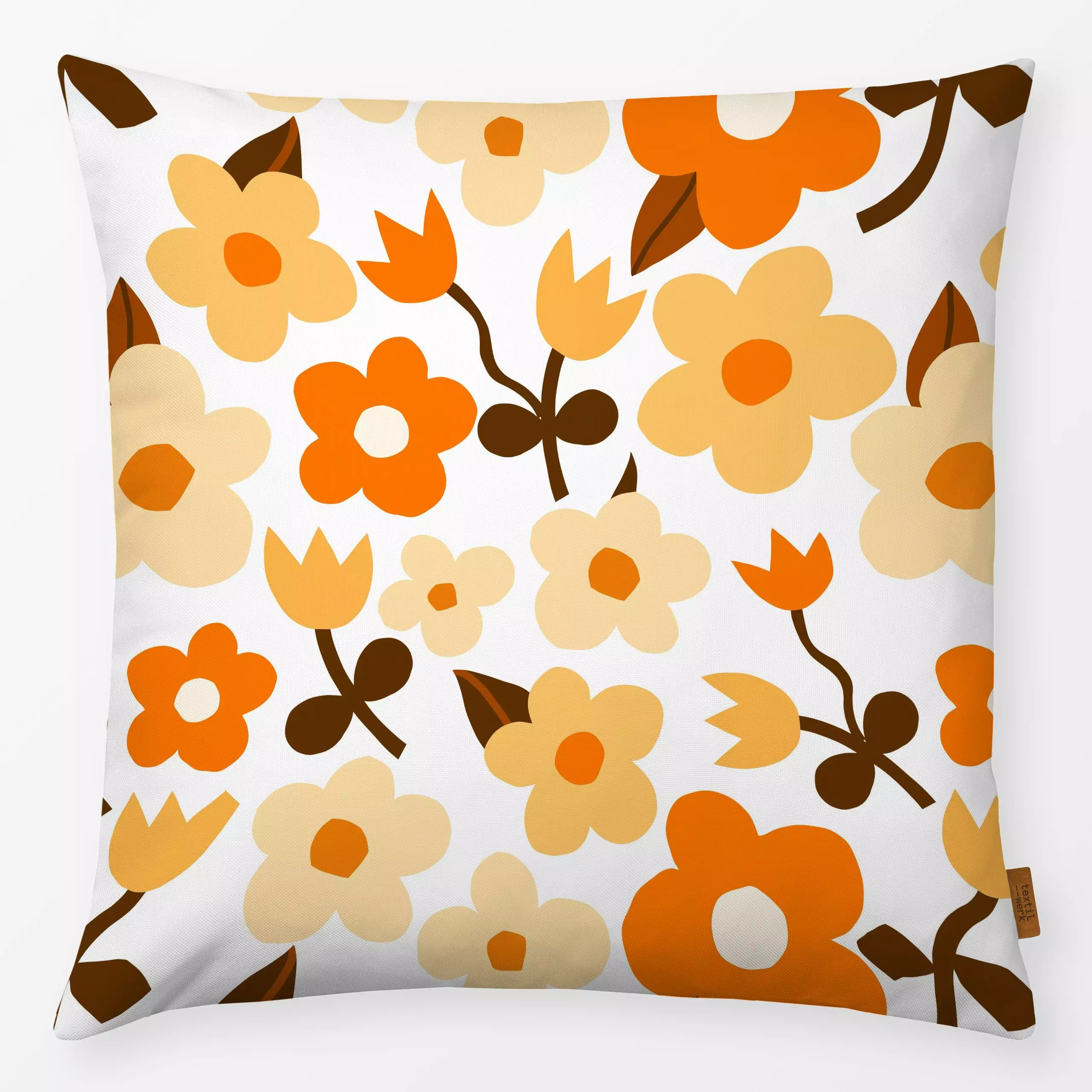 Kissen Sommer Sonne Sonnenschein 1 - Blumen & Florales, Symbole & Muster, Retro & Vintage - von „Uta Naumann"; boho, Muster,...