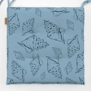 Sitzkissen Santorini Seashell Pattern