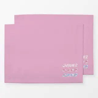 Tischset Summer Seifenblasen Rosa