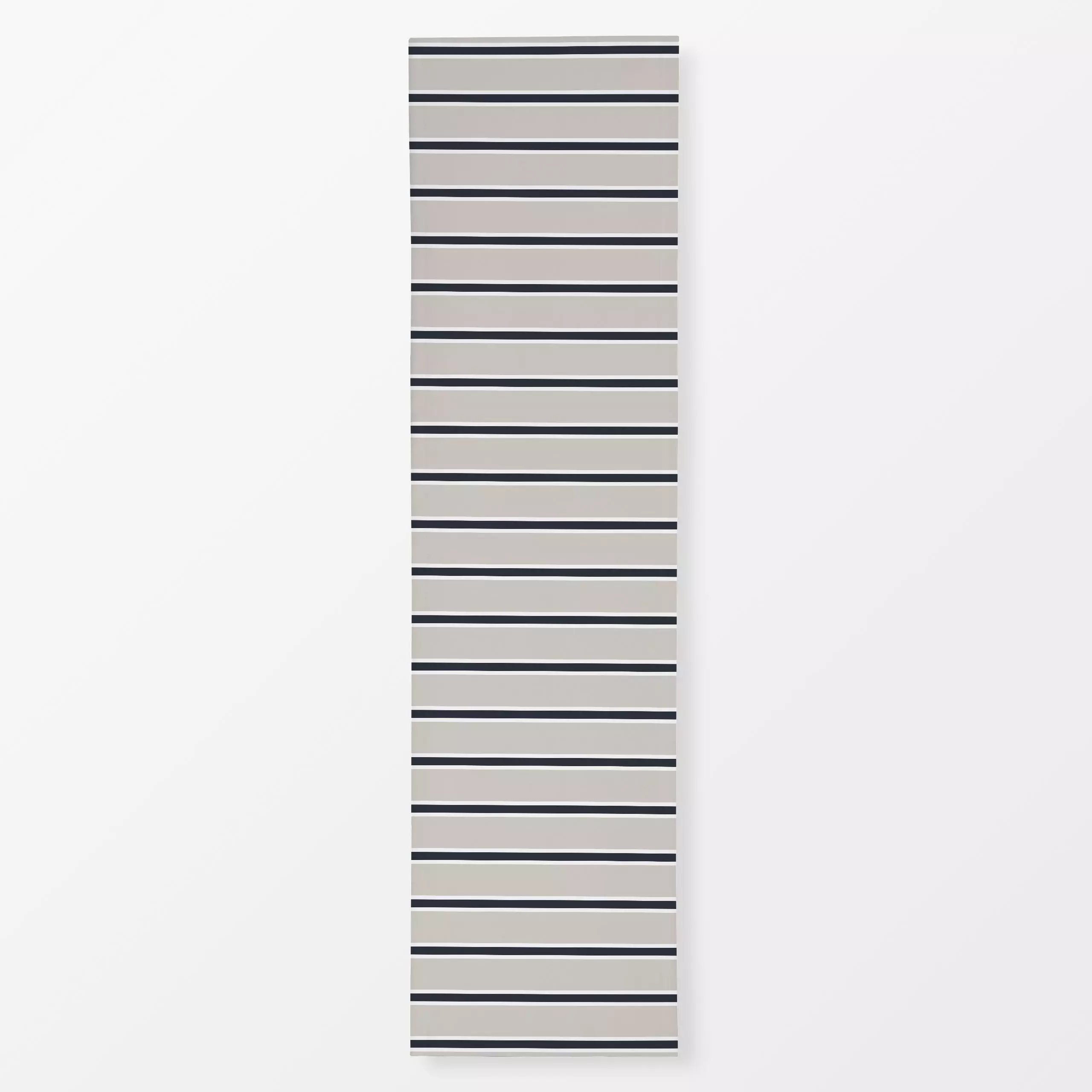 Tischläufer Beach Club Streifen quer beige - Herbst, Sommer, Symbole & Muster - von „Katrin Graff"; minimal, Winter, Scandi,...