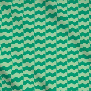 Meterware Rayas Onduladas verde