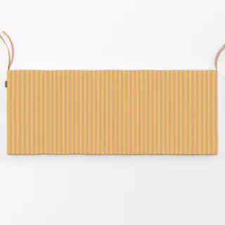 Bankauflage Soft stripes apricot gelb