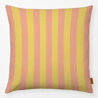 Kissen Soft stripes apricot gelb