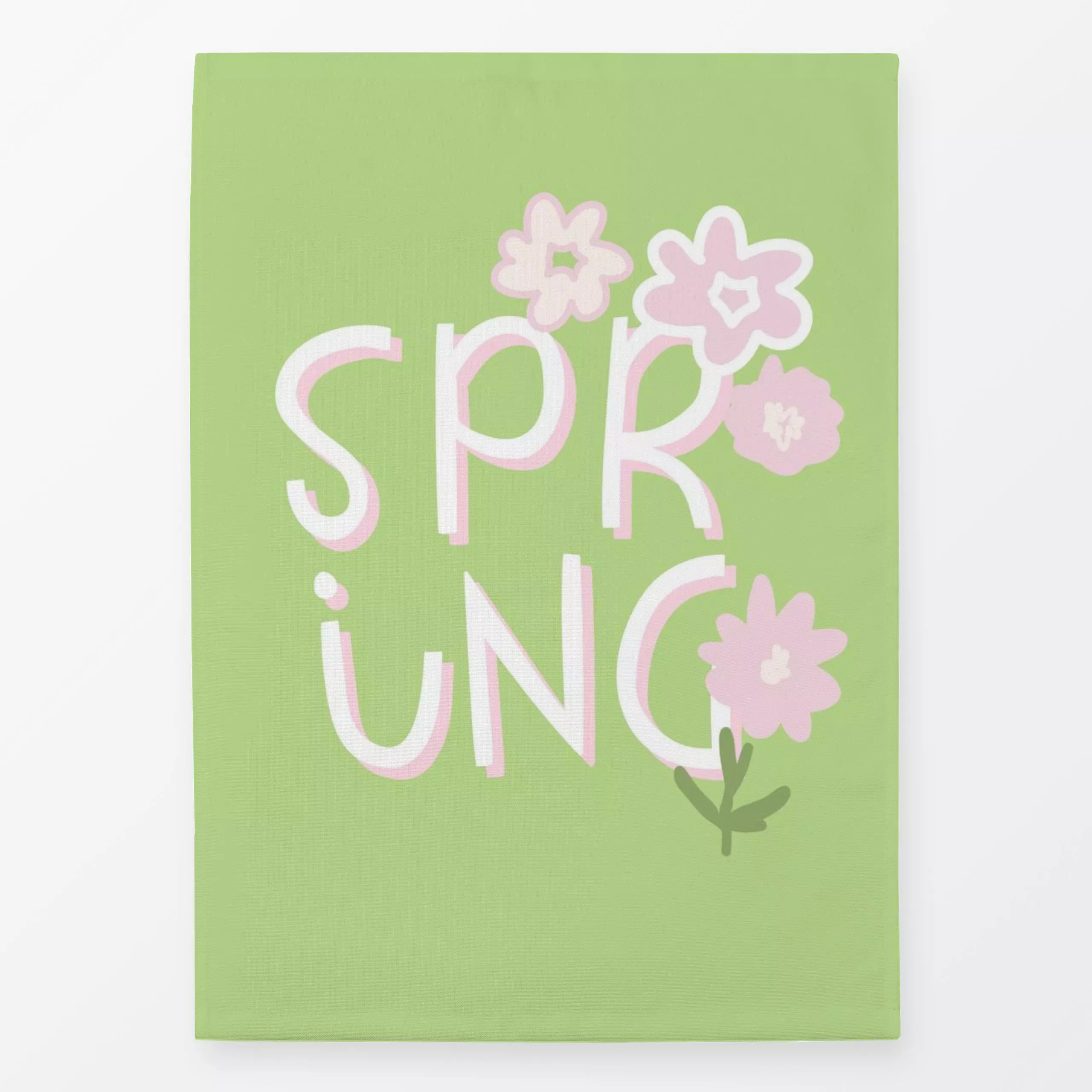 Geschirrtücher Spring - Floral - Frühling, Sprüche & Schriftzüge - von „Uta Naumann"; Textur, Blumen, niedlich, floral, Oste...