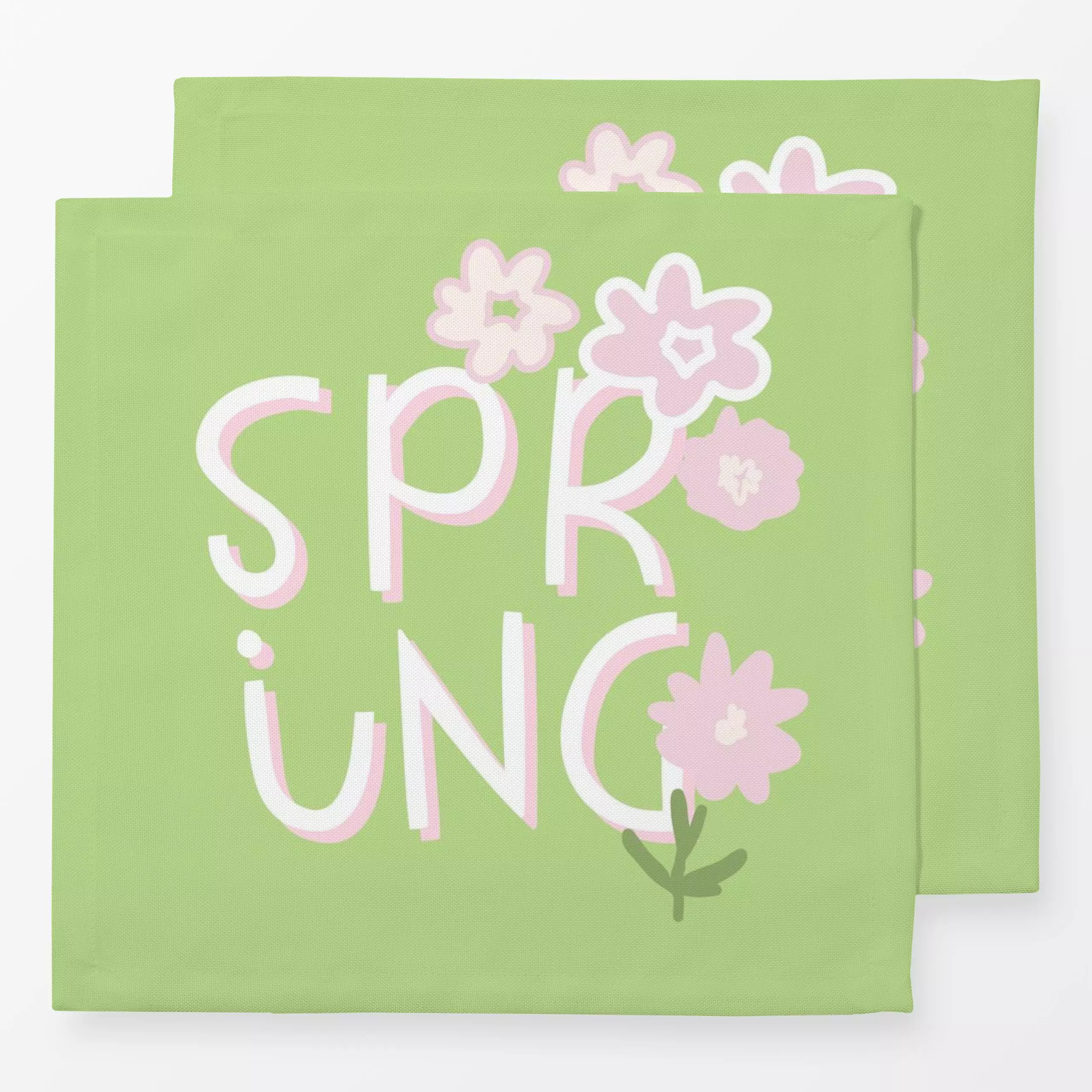 Servietten Spring - Floral - Frühling, Sprüche & Schriftzüge - von „Uta Naumann"; Textur, Blumen, niedlich, floral, Ostern, ...