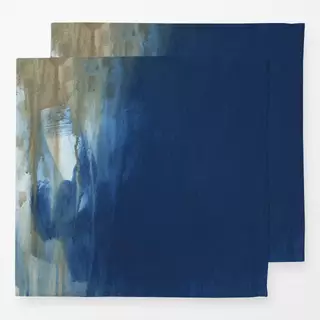 Servietten Painterly Perfection Blau 2