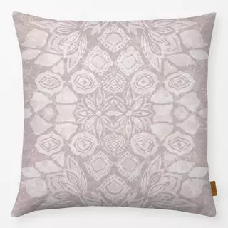 Kissen Boho retro blumen beige