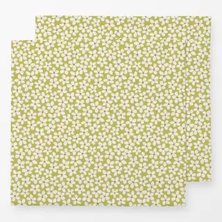Servietten Bloom Blumen Beige Hellgrün